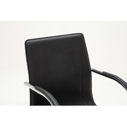 Silla de visita negra Melina V2