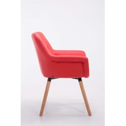 Silla de visita Cassidy Natura Red