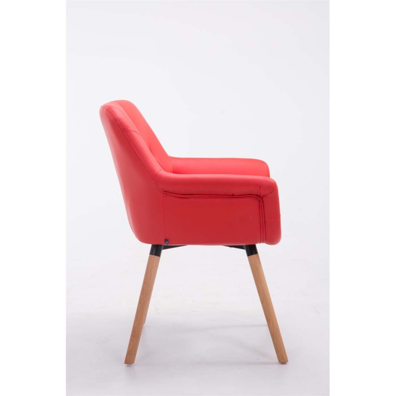 Silla de visita Cassidy Natura Red