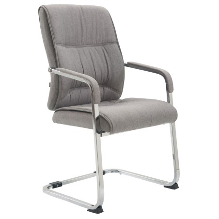 Silla de visita Anubis XL en tela gris