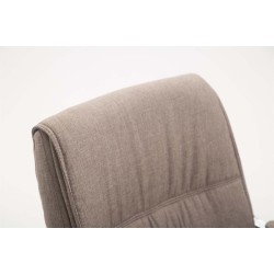 Silla de visita XL Anubis en tejido topo