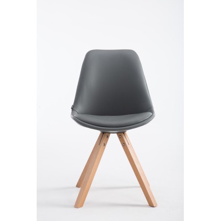 Silla de visita Laval Natura Square gris