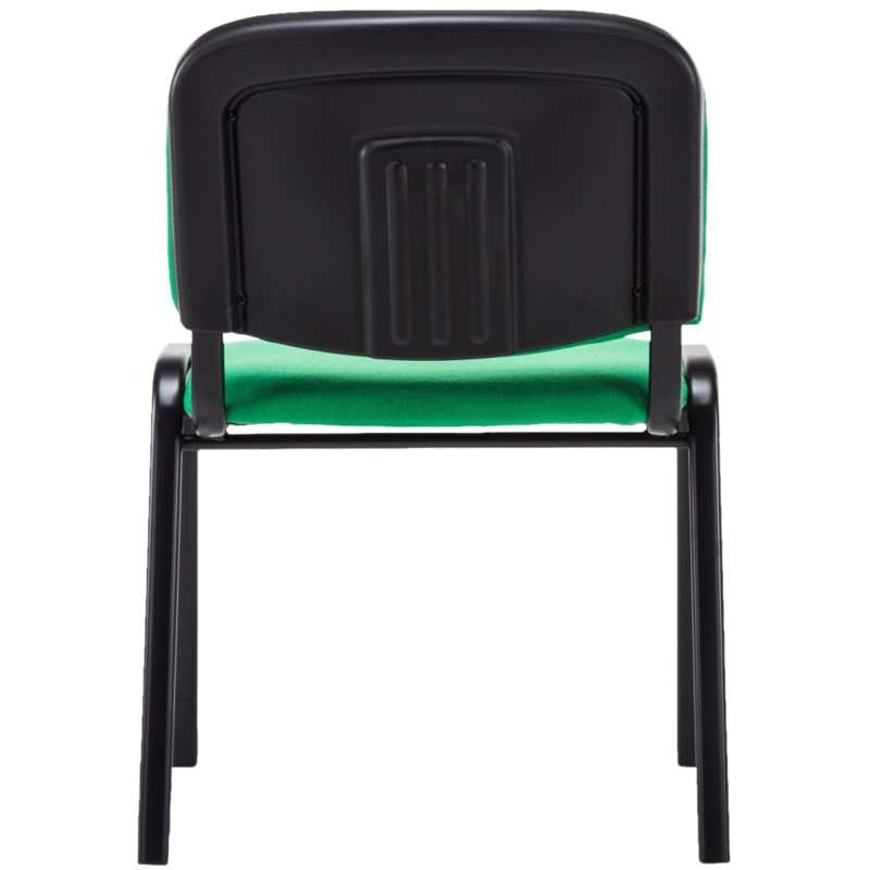 Silla de visita Ken V2 en tela verde