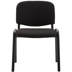 Silla de visita Ken V2 en tela negra