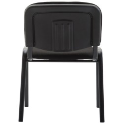 Silla de visita Ken V2 en tela negra