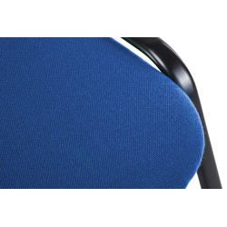 Silla de visita Ken V2 en tela azul