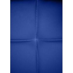 Silla de visita Canada B en piel sintética azul