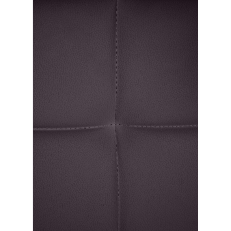 Silla de visita Canada B en piel sintética marrón