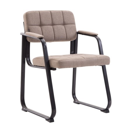 Silla de visita Canada B en tela color topo