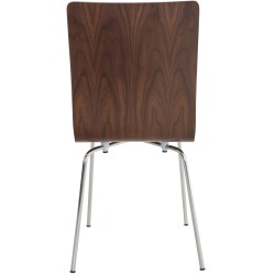 Juego de 4 sillas de visita Pepe en nogal