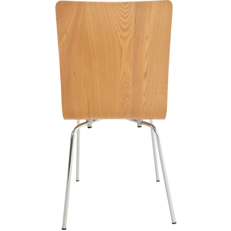 Juego de 2 sillas de visita Pepe en roble