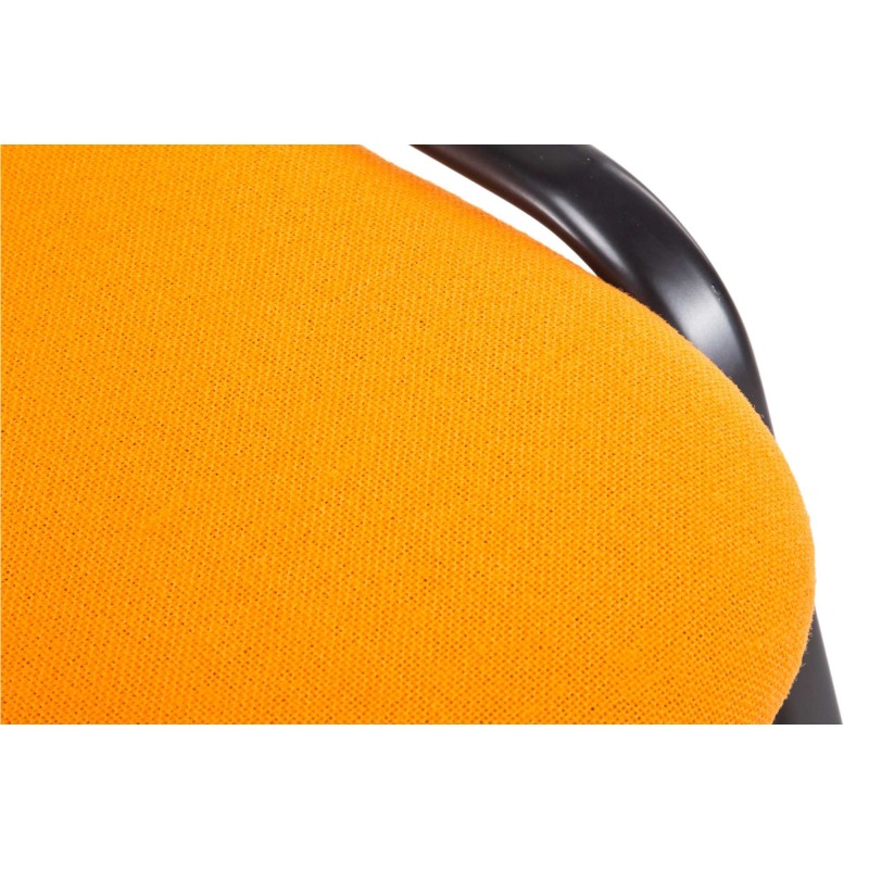 Silla de visita Ken V2 en tela naranja