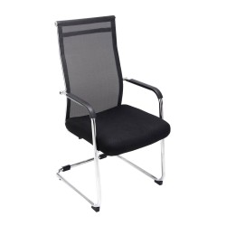 Silla de visita negra Brenda V2