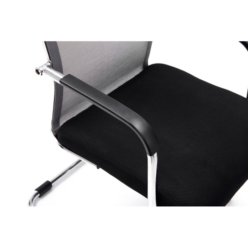 Silla de visita gris Brenda V2