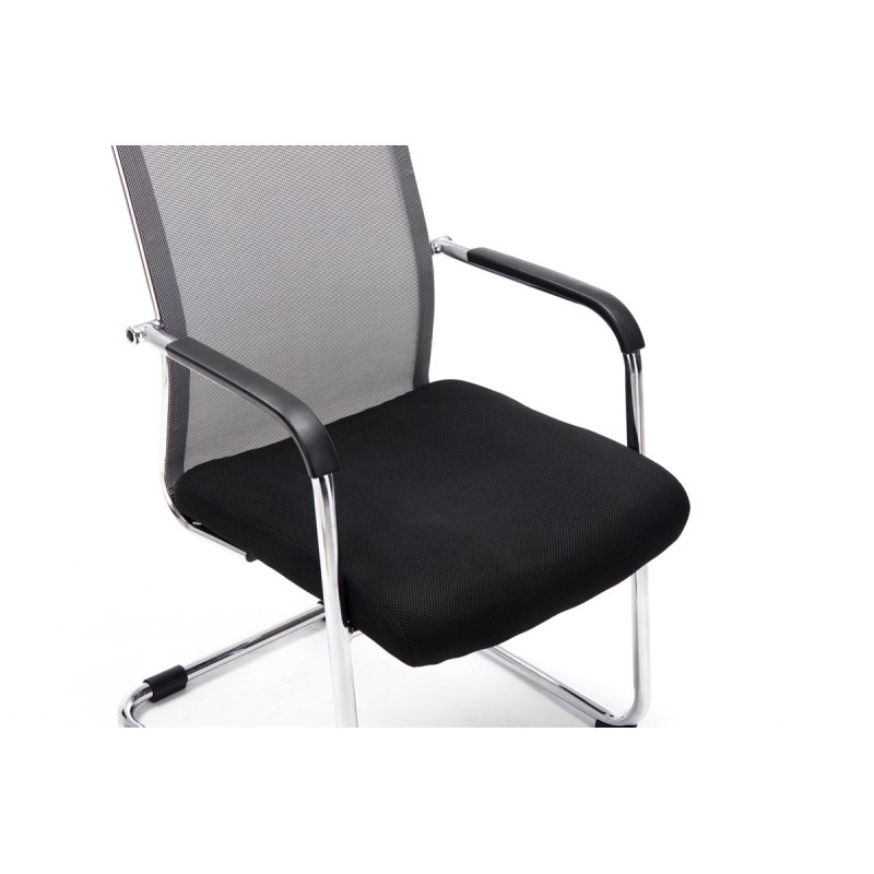 Silla de visita gris Brenda V2