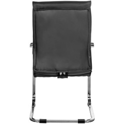 Silla de visita negra Hobart