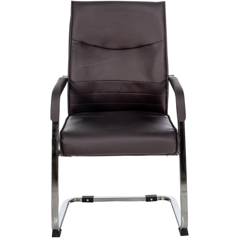 Silla de visita marrón Hobart