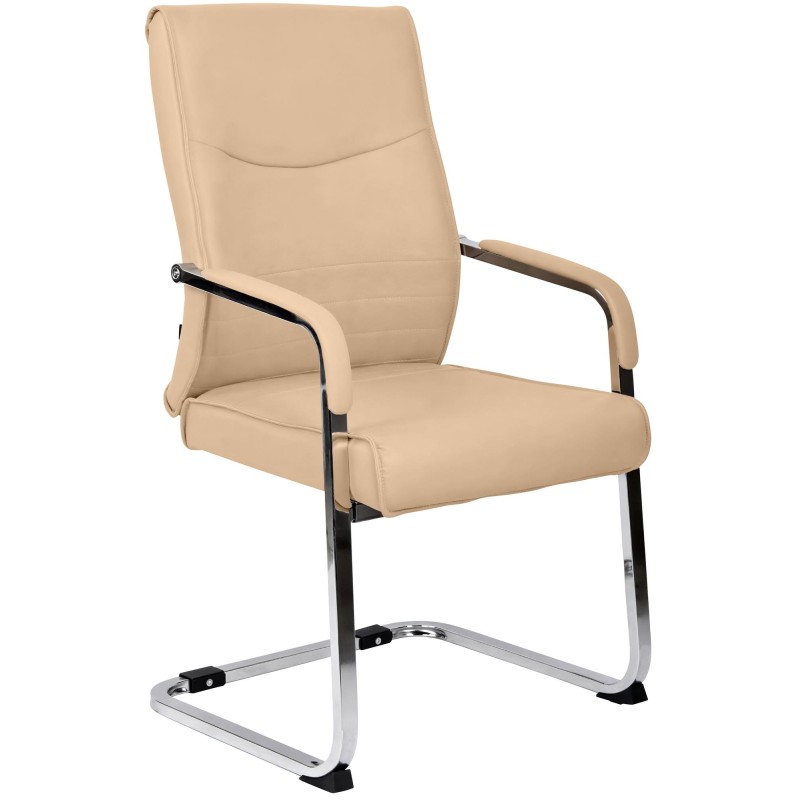 Silla de visita Hobart color caqui