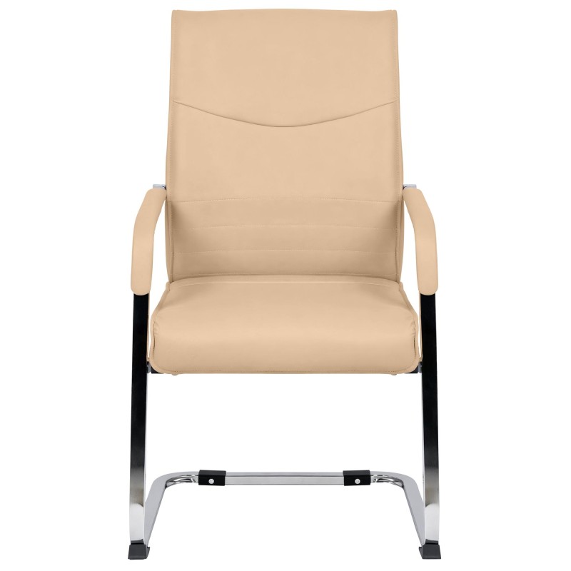 Silla de visita Hobart color caqui