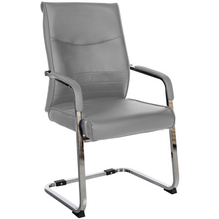 Silla de visita gris Hobart
