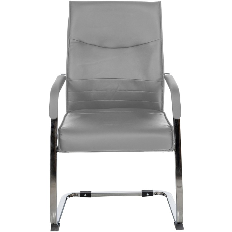 Silla de visita gris Hobart