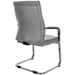 Silla de visita gris Hobart