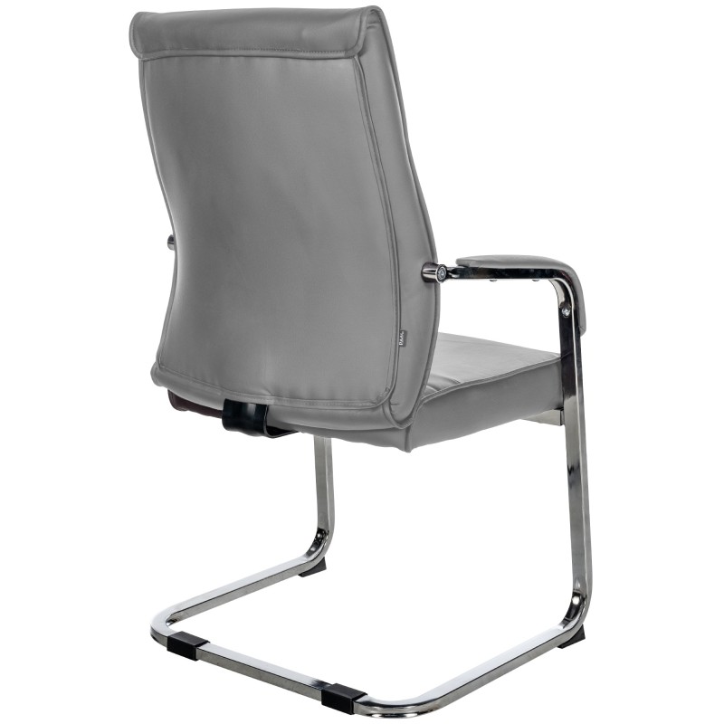 Silla de visita gris Hobart