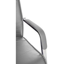 Silla de visita gris Hobart