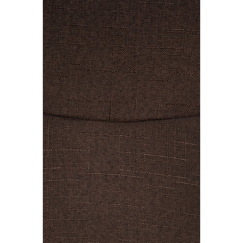 Silla de visita Hobart en tela marrón