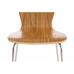 Juego de 2 sillas de visita Aaron en roble