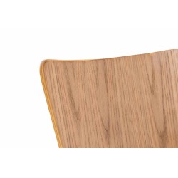 Juego de 2 sillas de visita Aaron en roble