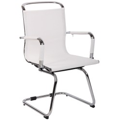 Silla de visita Barnet Mesh White