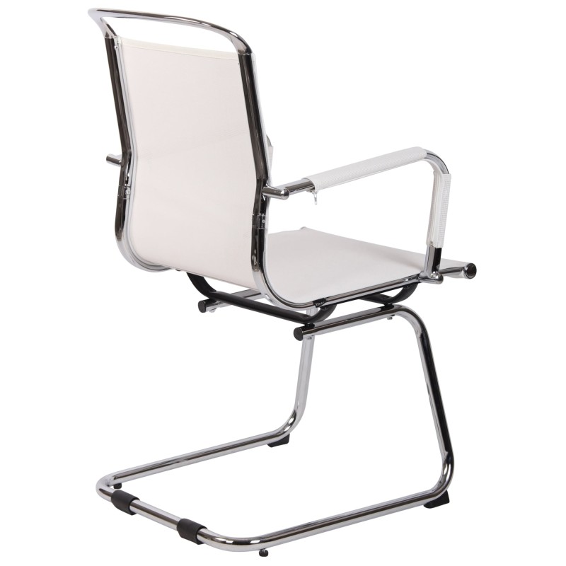 Silla de visita Barnet Mesh White