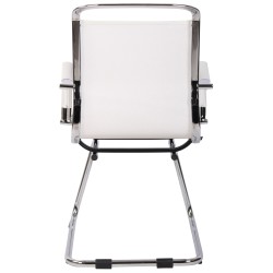 Silla de visita Barnet Mesh White