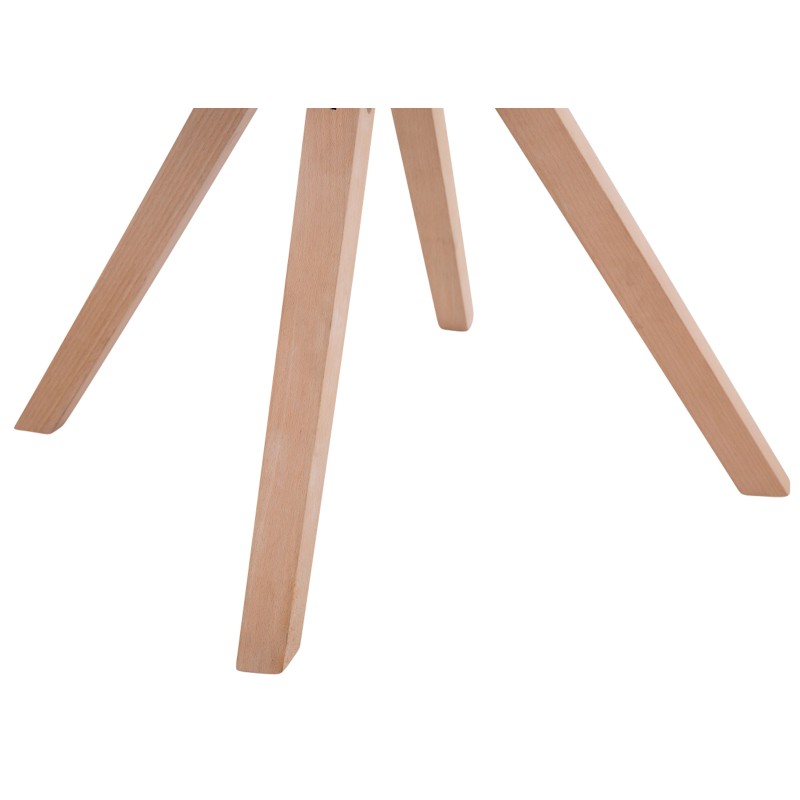 Juego de 4 sillas de visita Toulouse en tejido Square Natura color topo