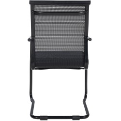 Silla de visita negra Denny