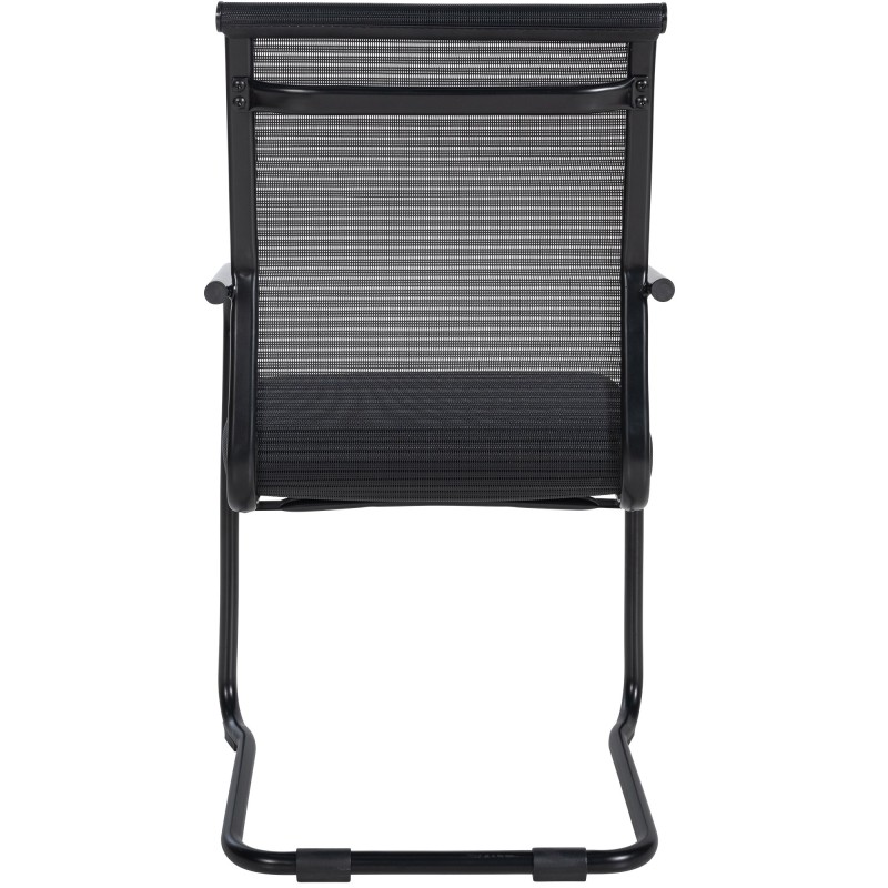 Silla de visita negra Denny