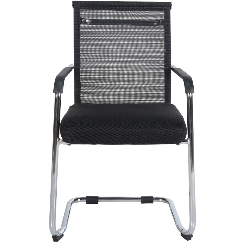 Silla de visita cromada Denny