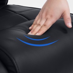 Silla de visita Attila negra/negra