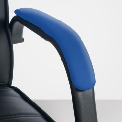 Silla de visita Attila negra/negra