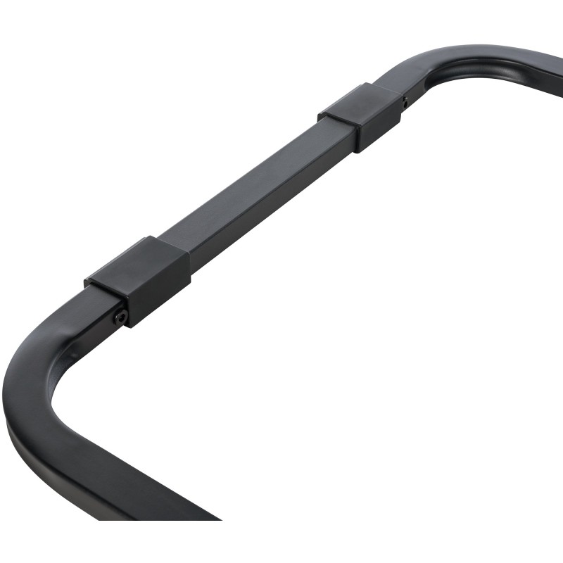 Silla de visita Anubis XL en tejido negro/negro