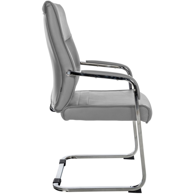 Juego de 2 sillas de visita Hobart grises