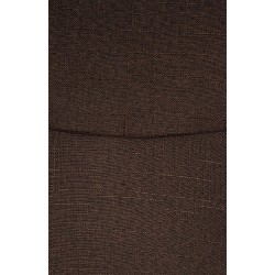 Juego de 2 sillas de visita Hobart en tela marrón