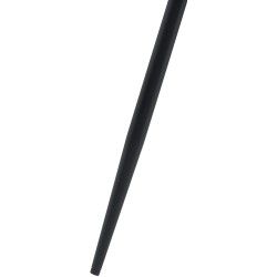 Silla de visita Enid en piel sintética color nogal/crema