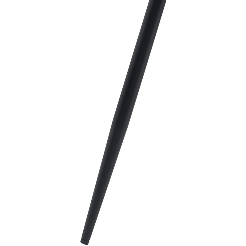 Silla de visita Enid en piel sintética color nogal/crema