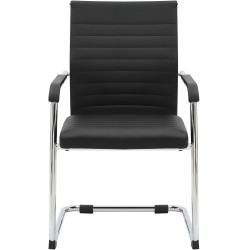 Silla de visita negra Hakon