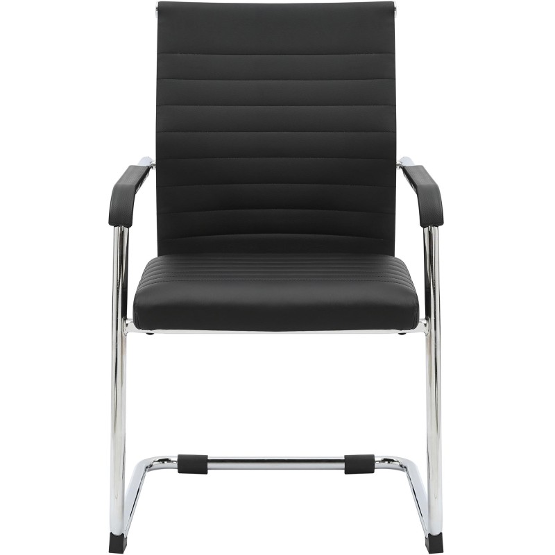 Silla de visita negra Hakon