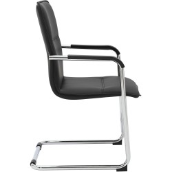 Silla de visita negra de Seattle Silla de visita negra de Seattle