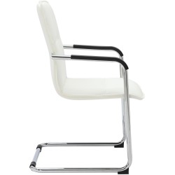 Silla de visitantes blanca de Seattle Silla de visitantes blanca de Seattle