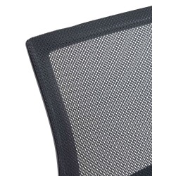 Silla de visita negra Eureka